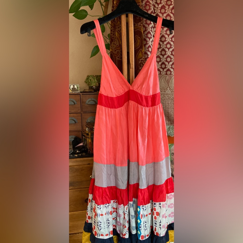 Johnny Was silk dress XS